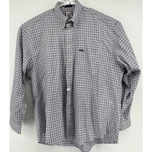 Faconnable‎ France Long Sleeve Button Down Shirt Multicolored Size XL